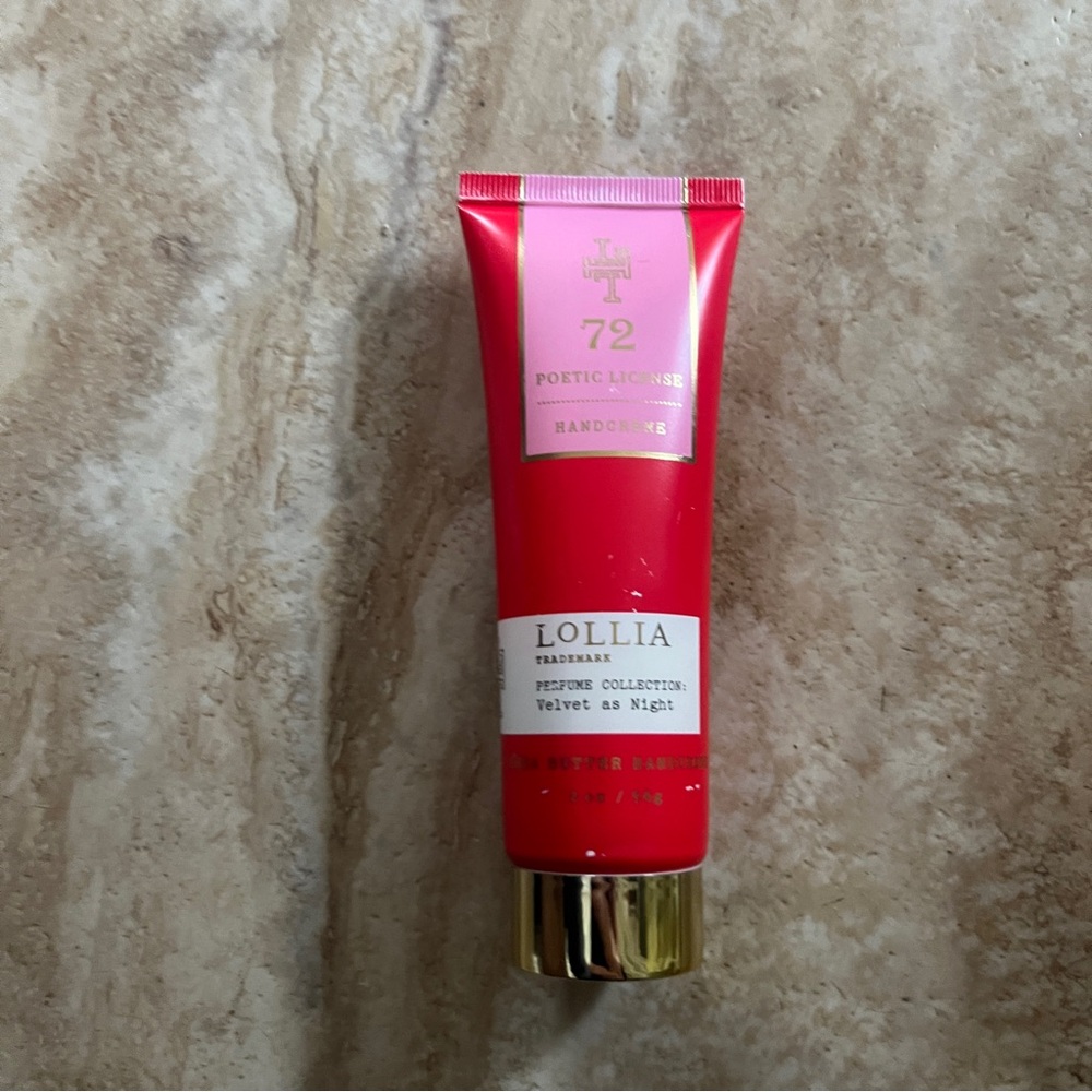 Margo Elena Lollia Poetic License Hand Cream 2 oz new sealed